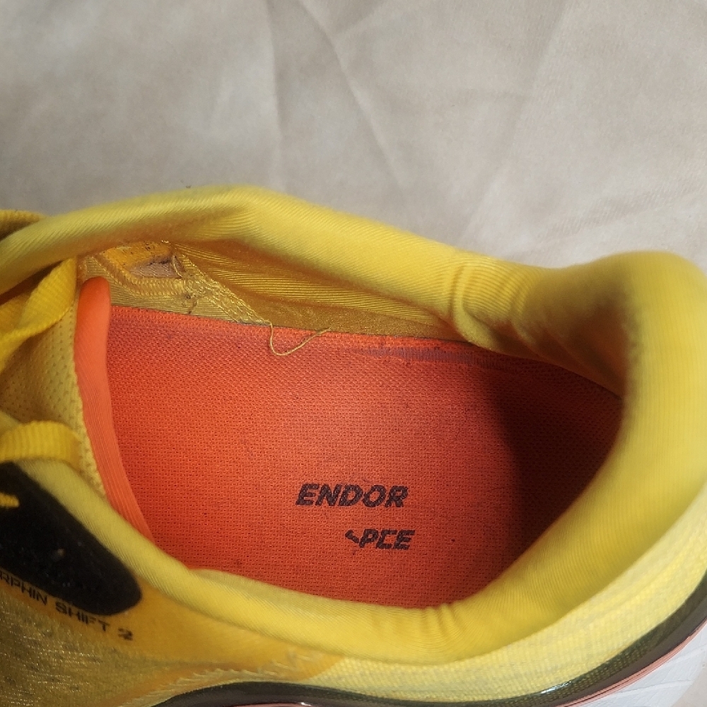 Men's Saucony Endorphin Shift 2 Running Shoes Size 15 Yellow Vizigold Trainer - Picture 10 of 16